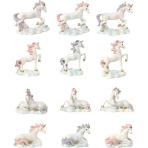 Mini Unicorn Statue Set of 12