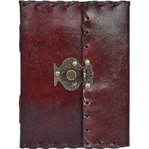 Ornate Latch Leather Journal