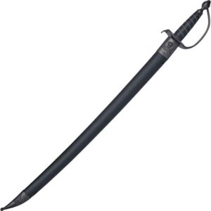 Black Hilt Pirate Sword with Scabbard