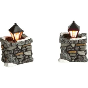 Richland Mini Tealight Lanterns Black Metal Set of 5