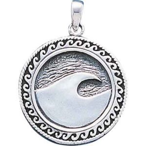 White Bronze Seafarer Pendant