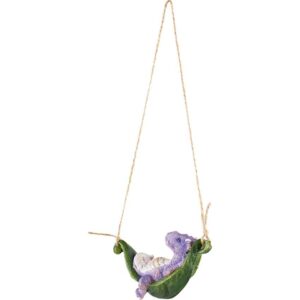 Baby Dragons on Hammock Ornament Duo