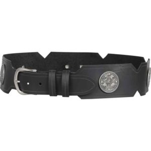 Viking Shield Leather Belt