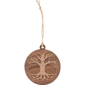 Tree of Life Wooden Christmas Ornament