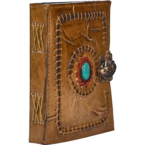 Aged Leather Journal with Latch