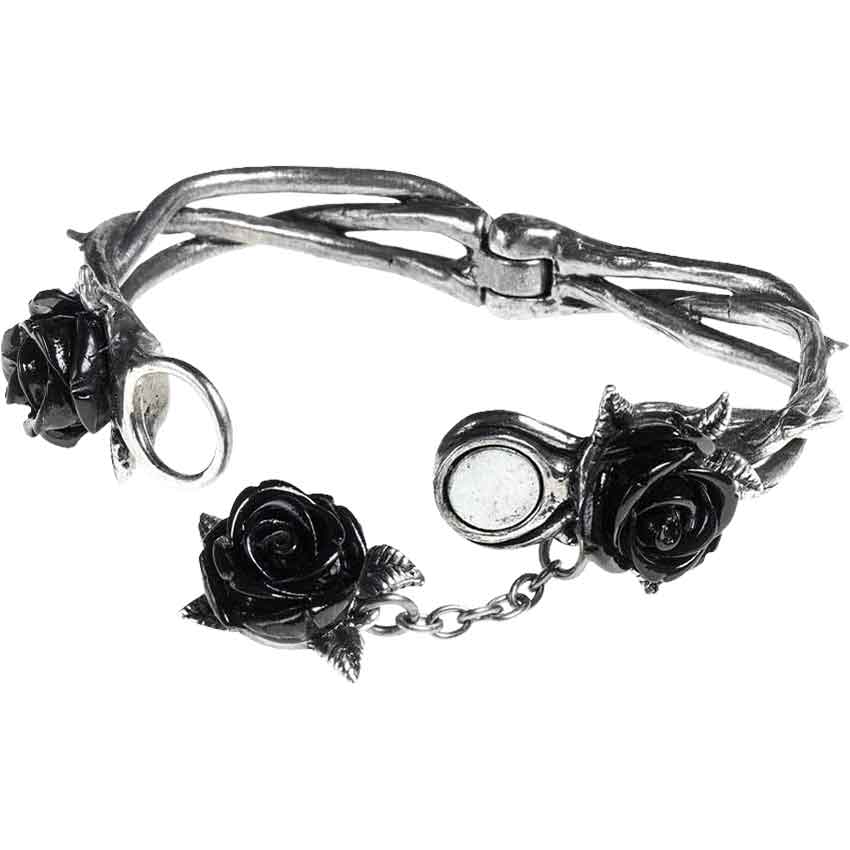 Wild Black Rose Bracelet