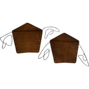 Medieval Leather Arm Bracers