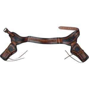 Western Dual Holster Gun Belt