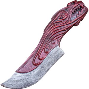 Dragon LARP Throwing Knife - Red