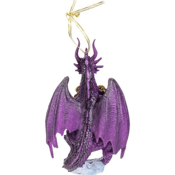 Dragon with Christmas Lights Ornament