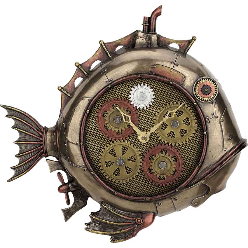 Steampunk Stormgrave Desk Clock