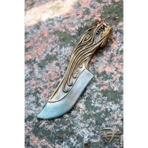 Dragon LARP Throwing Knife - Gold