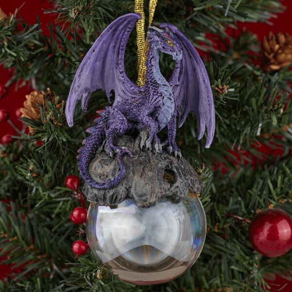 Hoarfrost Dragon Ornament