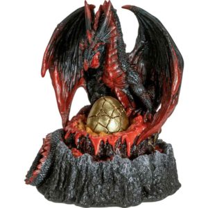 Volcano Dragon and Nest Statue