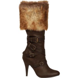 Fur Cuff Medieval Fantasy Boots