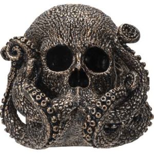 Skull Octopus Statue