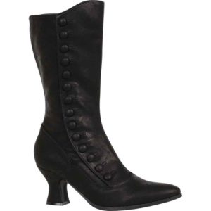 Womens Button Side Victorian Boots