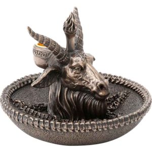 Head of Baphomet Backflow Incense Holder