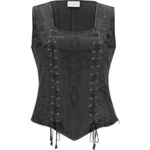 CELTIC BODICE CORSET Renaissance Corset, Renaissance Bodice, Tweed Corset,  Lace up Corset, Medieval Corset, Goth Corset, Goth Bodice. 