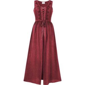 Brigid Overdress - Burgundy Wine