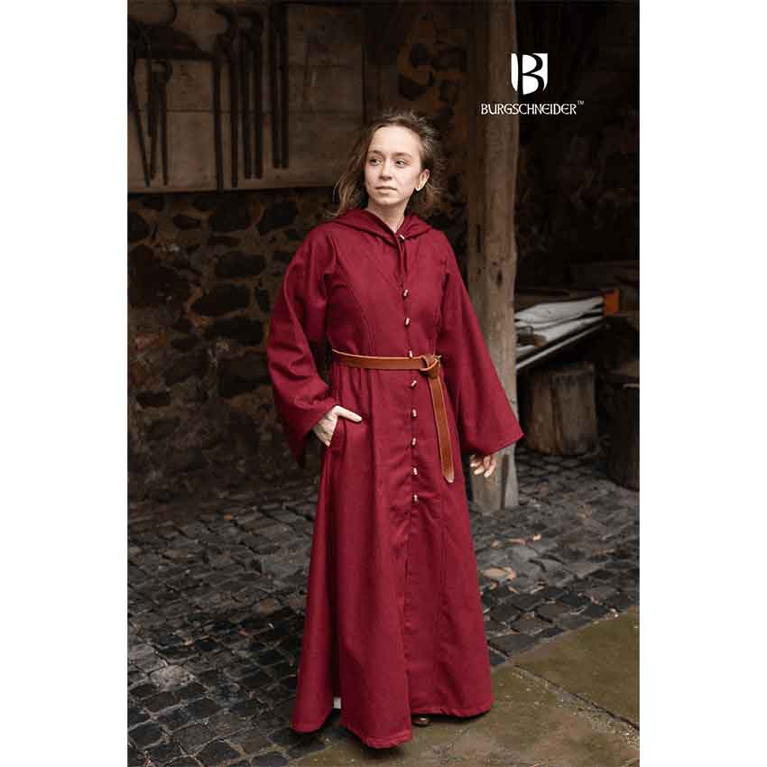 Tuala Womens Wool Medieval Coat