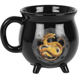 Litha Cauldron Dragon Mug