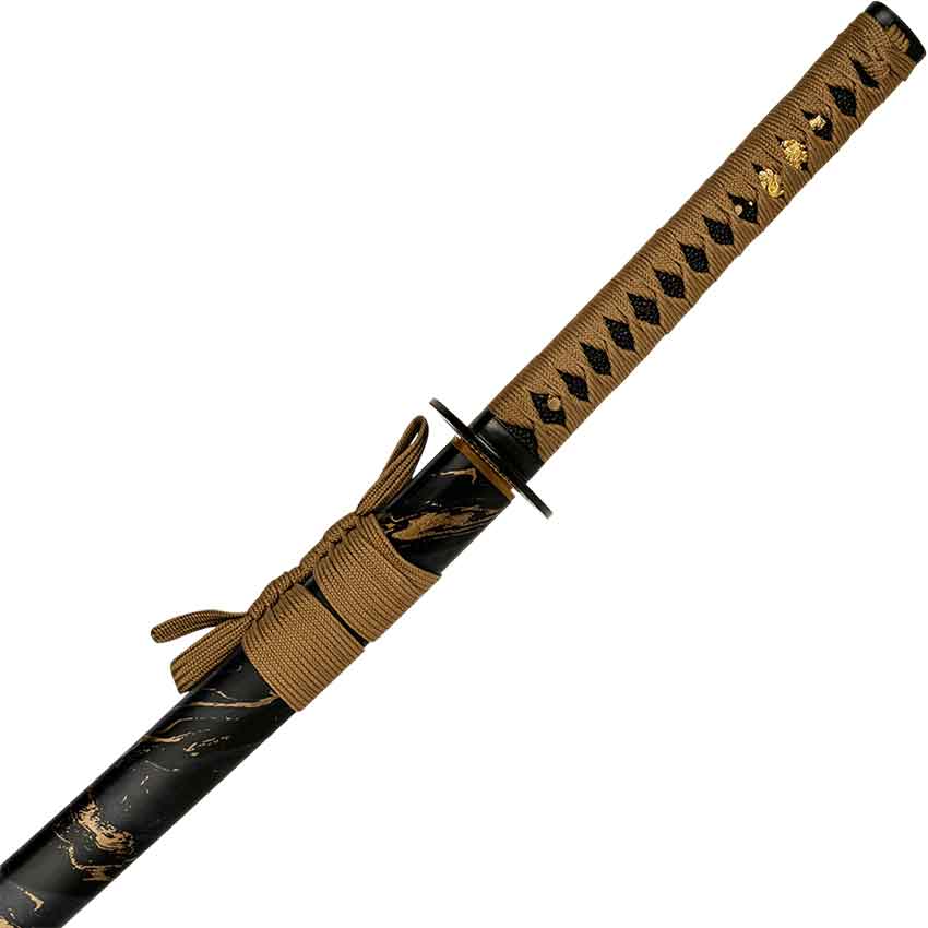 Marbled Golden Samurai Katana