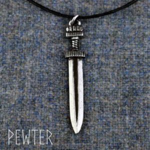 Viking Sword Necklace - Pewter