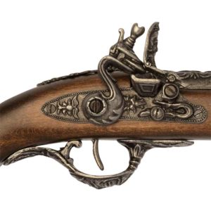 18th Century Burnished Flintlock Pistol