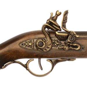 Decorative Italian Long Flintlock Pistol