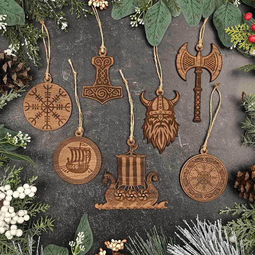 Viking Christmas Ornaments 