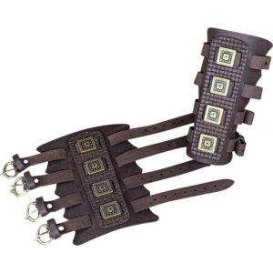 Edekan The Hirdman Bracers - Brown