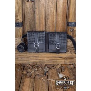 Valiant Pouches with Belt - Black