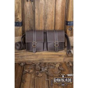 Valiant Pouches with Belt - Brown