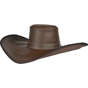 Alatriste Genuine Leather Hat - Brown