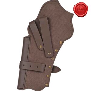 Cowboy Holster for Pistols and Revolvers - Brown