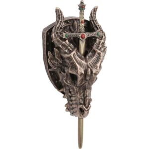 Dragon Head Plaque with Sword Letter Opener