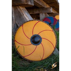 Gastir Viking LARP Shield - Yellow - 75 cm