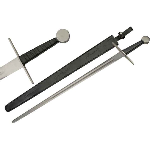 Straight Guard Medieval Sword with Sheath