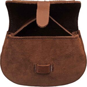 Suede Medieval Fleur Belt Bag