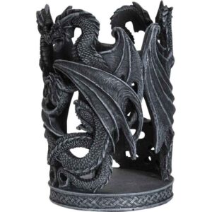 Guardian Dragon Candle and Bottle Holder