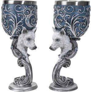 Wild at Heart Wolf Goblet Set