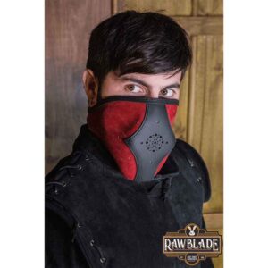 Akku Split Leather Hood - Red