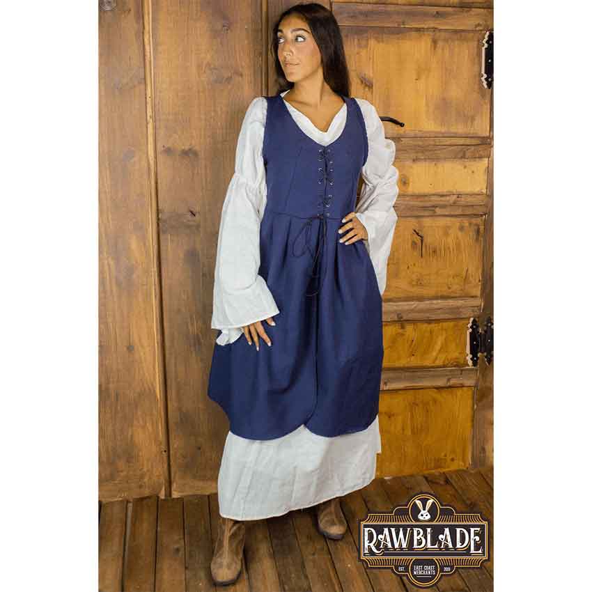 Marketta Surcoat Overdress - Blue