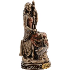 Bronze Frigga Norse Goddess Statue