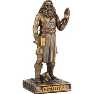 Bronze Hephaestus Greek Pantheon Statue