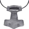 Skane Thors Hammer Viking Necklace - Blue