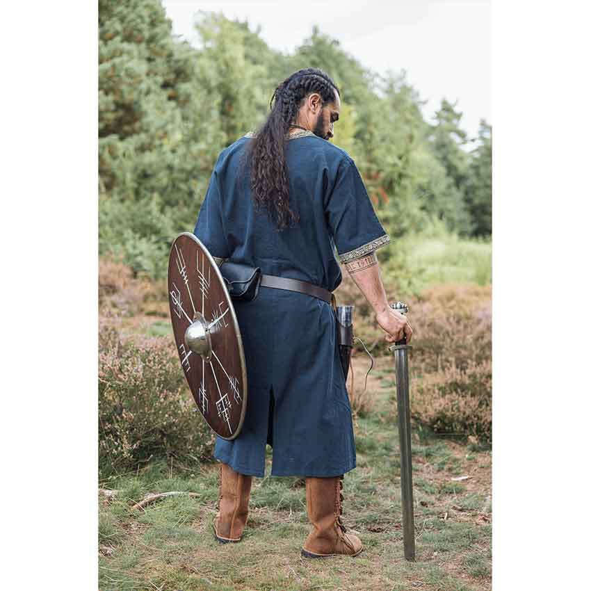 Richard Short Sleeve Viking Tunic - Blue