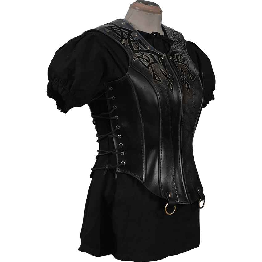 Leather Armor Corset “Shieldmaiden”