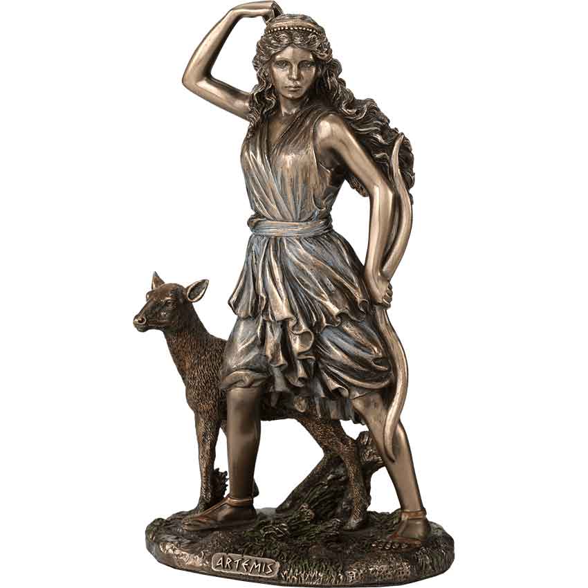 artemis the greek goddess statue